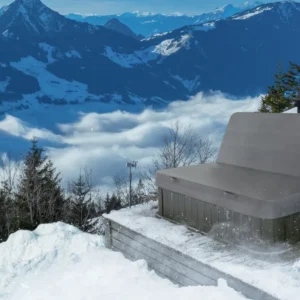 Ulkoporealtaan lämpökansi | 191x191 r0 | Musta